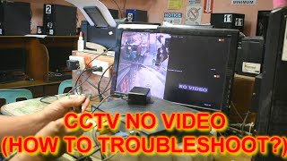CCTV NO VIDEO: HOW TO TROUBLESHOOT?