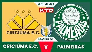 AO VIVO | PRÉ-JOGO | CRICIÚMA-EC x PALMEIRAS | BRASILIERÃO - 2024