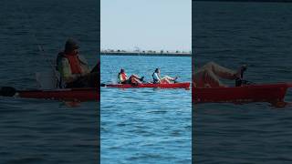 Crushing with a friend in the Brooklyn 14.0 Pro Tandem Pedal Kayak (PK14) #kayak #kayaking #tandem