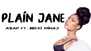 Nicki Minaj - Plain Jane  (Lyrics & Audio) ft. A$AP Ferg
