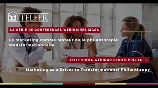 MHA Conference Series - Marketing as a driver to transformational philanthropy