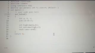 CODECHEF | discus throw | div 4 | solution | March long challenge