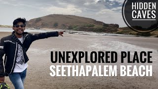 Unexplored place with hidden cave | Seethapalem beach | pudimadaka | Vizag | telugumotovlogs