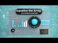 Equalize the Array DSA Problem | Easy Step-by-Step Solution | Coding Interview Prep Tutorial