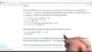 Coding A Decision Tree - Intro to Machine Learning