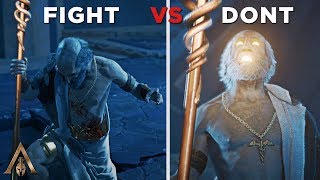 Fight vs Don't Fight Pythagoras (Alexios Destroys Atlantis) - Assassin's Creed Odyssey
