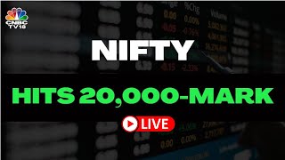 LIVE: Nifty Hits 20,000 Mark For 1st Time Ever | Stock Markets Live | Share Market News | CNBC TV18