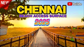 CHENNAI BEACH is NOW WHEELCHAIR ACCESSIBLE in 2025! ♿🌊 MUST-SEE Upgrade! 😲👌