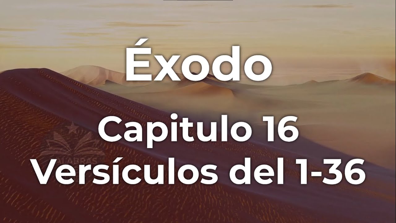 ﾃ悦odo Capitulo 16 Versﾃｭculos Del 1 36 Audio Biblia Rv 1960 ｲ Youtube