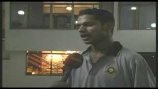 Shikhar Dhawan interview during 2003 U19 World Cup by NDTV Sanjay Kishore