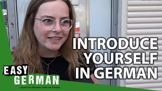 Introduce yourself in German (for absolute beginners) | Super Easy German (76)