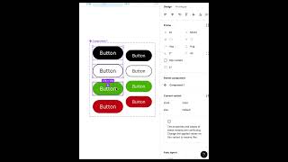 Dynamic button figma | Variable button figma #short #shorts