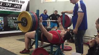 Niko Murgulia - bench press 180 kg Georgian powerlifting cup IPSU