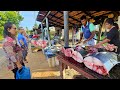 Wow!! Biggest Village FishMarket Excellent Fish Cutting in Island Of Sri Lanka