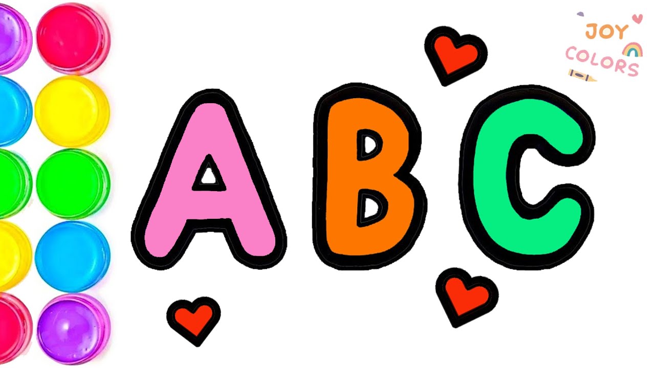 Bolalar Uchun Alifbo Rasm Chizish / Drawing Alphabet For Children ...