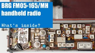 What's inside the BRG FM05-165/MH handheld radio? (magyar nyelvű felirattal)