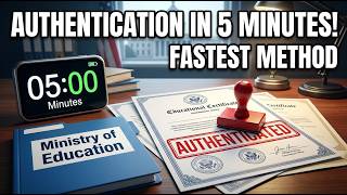 How To Authenticate Your Documents at the Ministry of Education in 5 Minutes