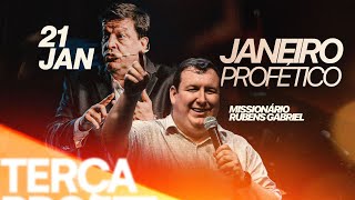 Culto ao Vivo TERÇA 19h30  “Janeiro Profético” | 21/01/2025 | Mis. Rubens Gabriel