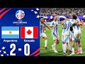 Argentina vs Canada 2-0 Highlights Goals | Copa America 2024 #ARGCAN#Copa America2024
