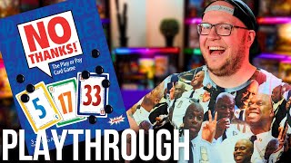 The Ultimate Number Bluffing Game - No Thanks!  Playthrough