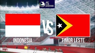 INDONESIA U19 VS TIMOR LESTE U19 || PERTANDINGAN AFC U19 CHAMPIONSHIP 2020 || PES 2017