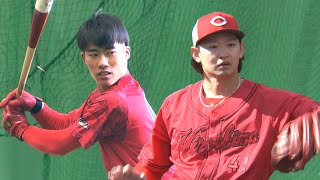 広島カープ日南キャンプ・第１クール最終日　新戦力がアピール　恒例の坂道ダッシュ＆ロングティーも