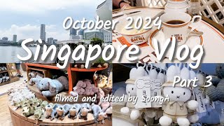 【Vlog】Singapore Vlog Part3 | 2024年10月 シンガポールに家族旅行🇸🇬✈️ | ナイトサファリ🐘🦁BACHA COFFEE☕️チャンギ空港プレミアラウンジ🍽️