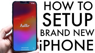 How To Setup Your Brand New iPhone! (Step By Step Guide)
