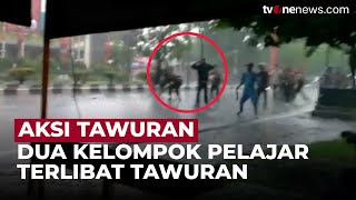 Tawuran Pelajar di Cirebon Pecah, Dua Orang Berhasil Diamankan Polisi | OneNews Update