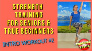 Intro STRENGTH TRAINING WORKOUT | Exercises for Seniors and Beginners | Learn the Basics
