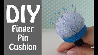 DIY Finger Pincushion / Sewing with Esma