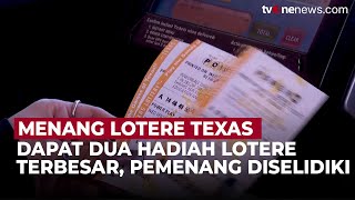 Dapat Hadiah Dua Lotere Terbesar di Texas, Pemenang Diselidiki Polisi | OneNews Update