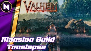 Step-by-Step Building a Mansion (+Timelapse) | #8 | Valheim: Hearth \u0026 Home Lets Play Tutorial