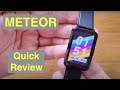 ZEBLAZE METEOR IP68 Waterproof BT5 SpO2 Blood Pressure Health/Fitness Smartwatch: Quick Overview