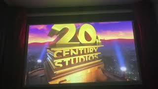 20th Century Studios (4K YouTube Video) Logo on my Home Cinema Screen
