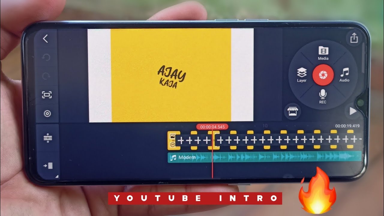 How To Make Professional Youtube Intro In Kinemaster Youtube