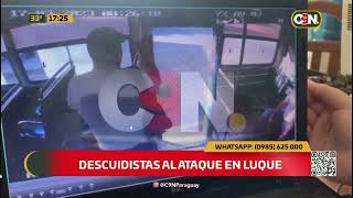 Presuntos descuidistas en Luque