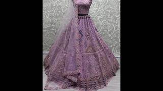 Beautiful✨❤ and trendy lavender color lehenga collection❤ #trending #stylish #viral #shorts