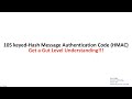 105 keyed-Hash Message Authentication Code HMAC: Get a Gut Level Understanding