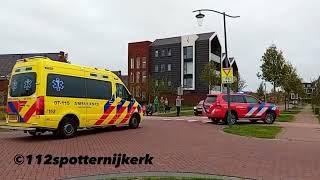 Grote Brand in leegstaande woonboederij Nijkerk