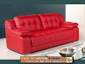 sofa designs and collection leather sofa red romance