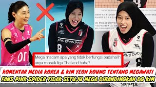 Komentar Media Korea \u0026 Kim Yeon Kyung Tentang Megawati Fans PS Tidak Setuju Mega Dibandingkan dg Kim