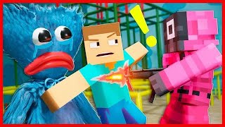 ХАГГИ ВАГГИ - ЗНАКОМСТВО С МАЙНКРАФТОМ! | Poppy Playtime/Minecraft - Анимации на русском