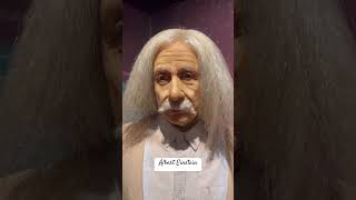 A wax model of Albert Einstein, capturing brilliance of the physicist. #AlbertEinstein #WaxMuseum