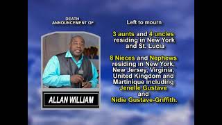 Allan William ~ Long Obituary