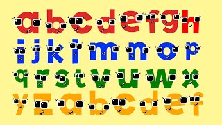 Small Alphabet with Colors Song for Kids | ABC Phonics \u0026 Color Learning | Fun Alphabet Song