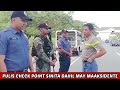 cong. bosita sinita ang pulis check point dahil may maaksidenting motorista