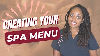 LIVE: Spa Menus that Sells