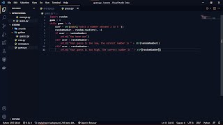 How to create a guess number game with python part 2