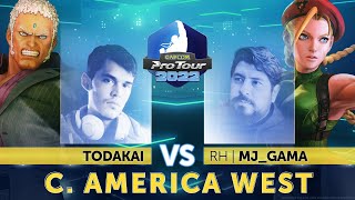 Todakai (Urien) vs. MJ Gama (Cammy) - Top 8 - Capcom Pro Tour 2022 Central America West